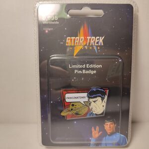 Star Trek Limited Edition Spock Fascinating Enamel Pin Official Character Badge